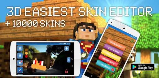 Skins Editor for Minecraft PE (3D)