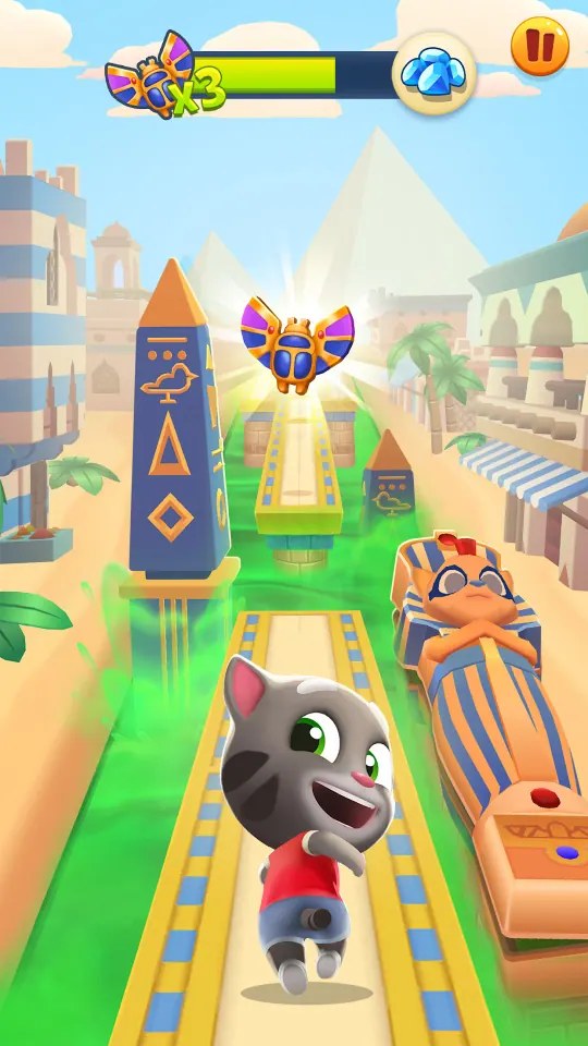 Talking Tom Gold Run screenshot 1