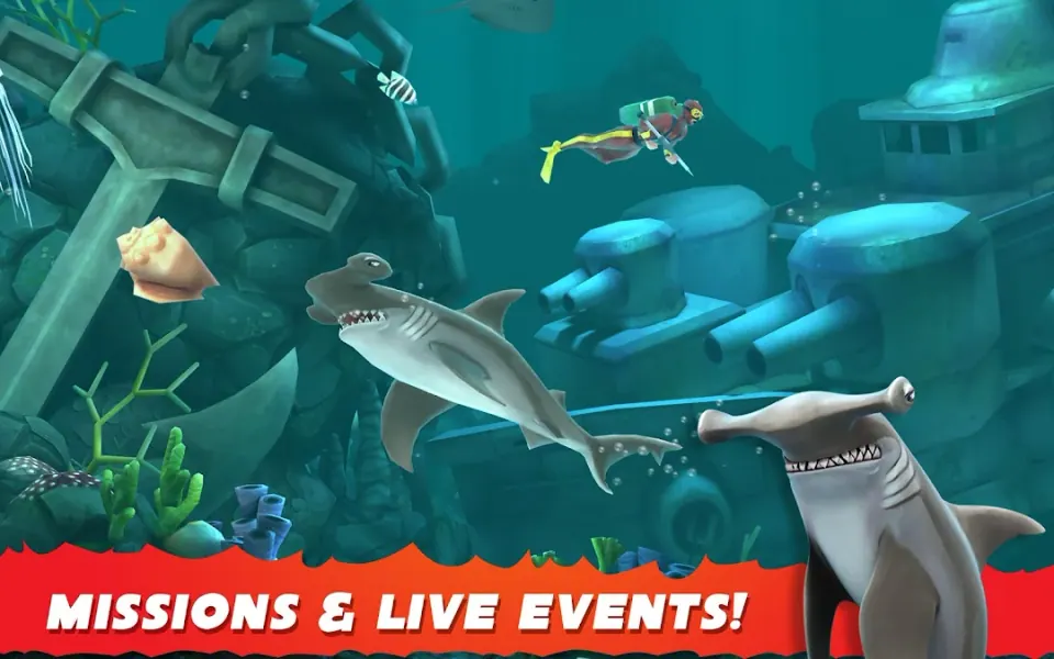 Hungry Shark Evolution screenshot 11
